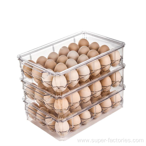 Plastic Stackable Egg Storage Box In Big Size